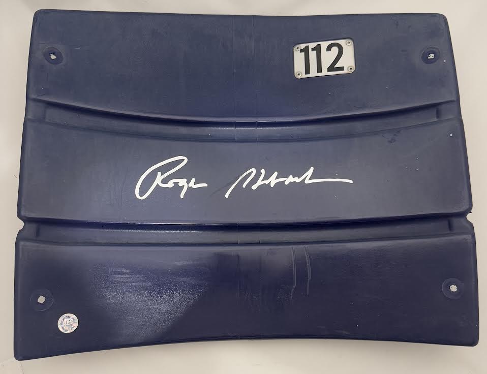 Roger Staubach Autographed Hand Signed Dallas Cowboys Seatback