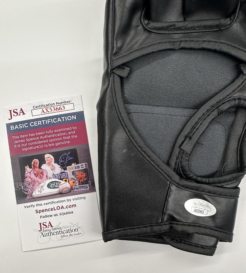 Justin Gaethje Autographed Hand Signed UFC Glove - JSA COA