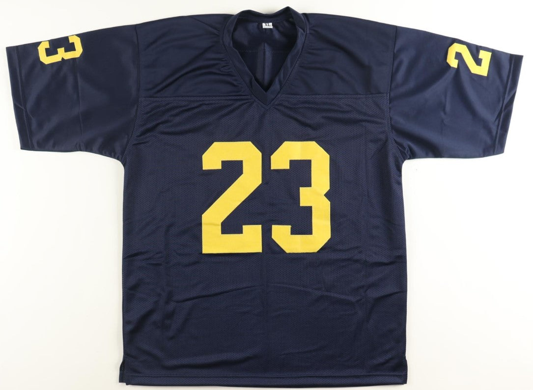2023 Michigan Wolverines National Champions Autographed Hand Signed Custom Jersey - Beckett COA