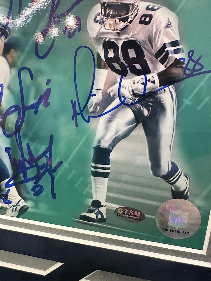 Dallas Cowboys Super Bowl Champions Autographed Hand Signed Custom Framed 16x20 Photo - JSA COA