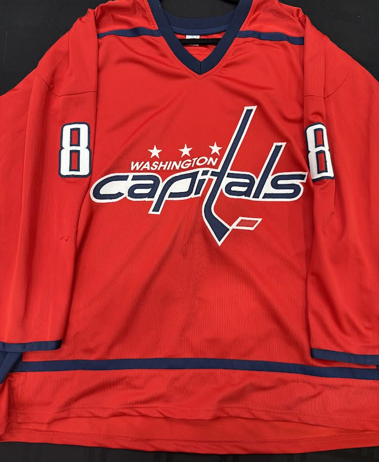 Alex Ovechkin Autographed Hand Signed Custom Washington Capitals Jersey - JSA COA