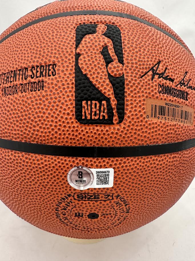 Allen Iverson Autographed Hand Signed Basketball - Beckett COA