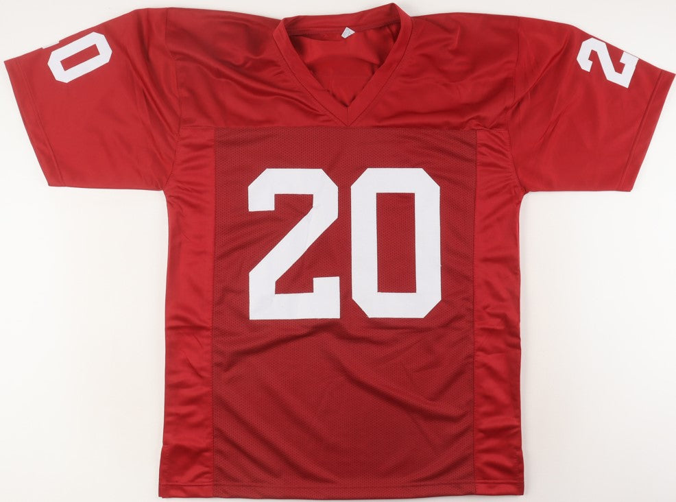 Billy Sims Autographed Hand Signed Custom Oklahoma Sooners Jersey w/ Insc. - JSA COA