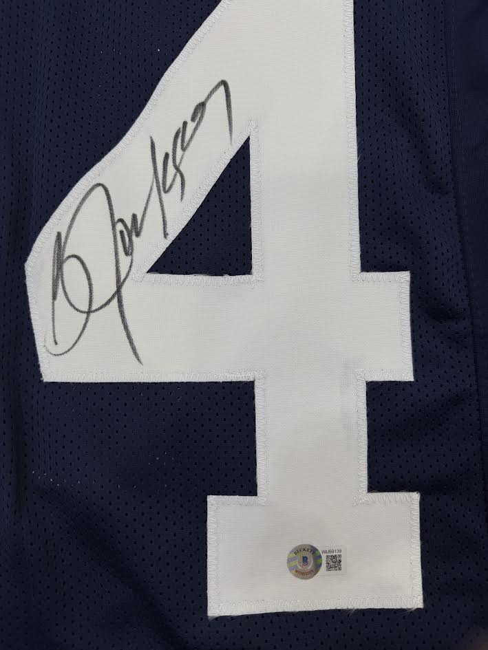 Bo Jackson Autographed Hand Signed Custom Auburn Tigers Jersey - Beckett COA