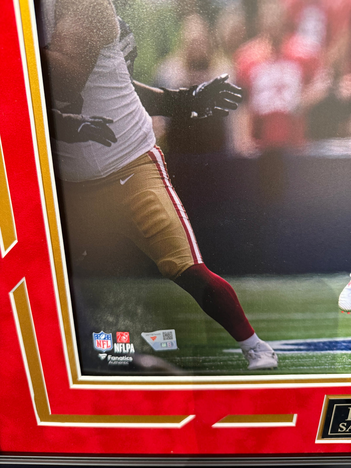Brock Purdy Autographed Hand Signed Custom Framed 16x20 San Francisco 49ers Photo - Fanatics COA