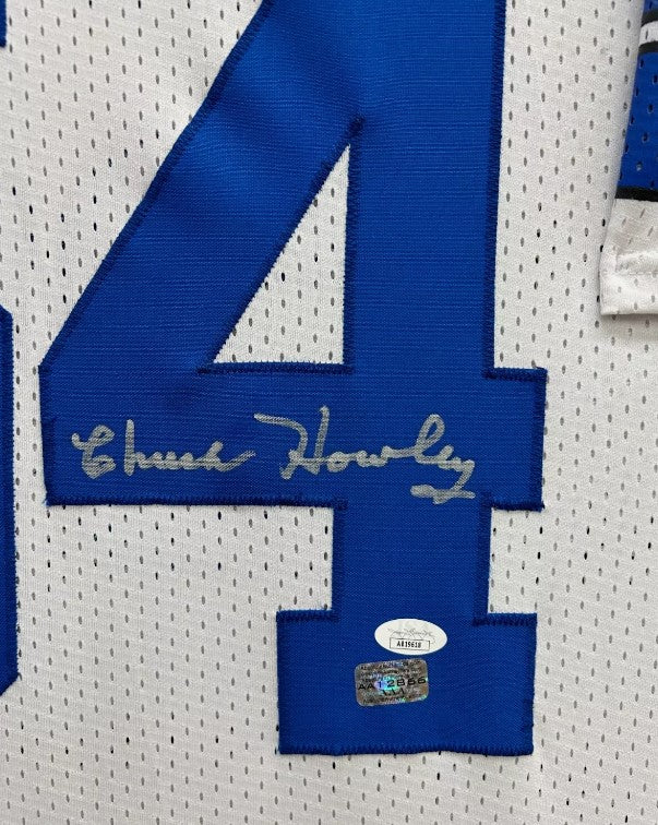 Chuck Howley Autographed Hand Signed Custom Framed Dallas Cowboys Jersey - JSA COA