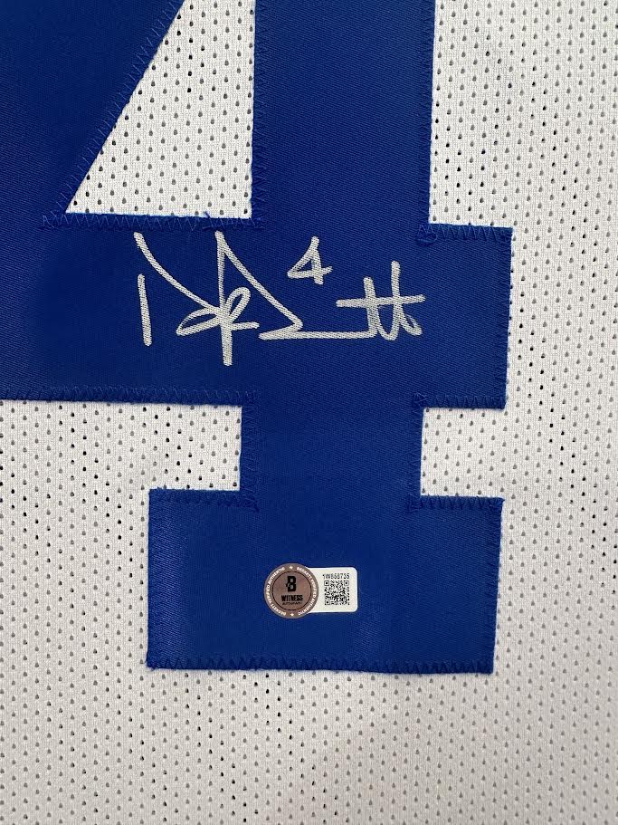 Dak Prescott Autographed Hand Signed Custom Framed Dallas Cowboys Jersey - Beckett COA