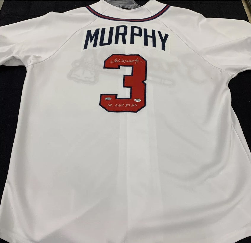 Dale Murphy Autographed Hand Signed Atlanta Braves Jersey - GTSM COA