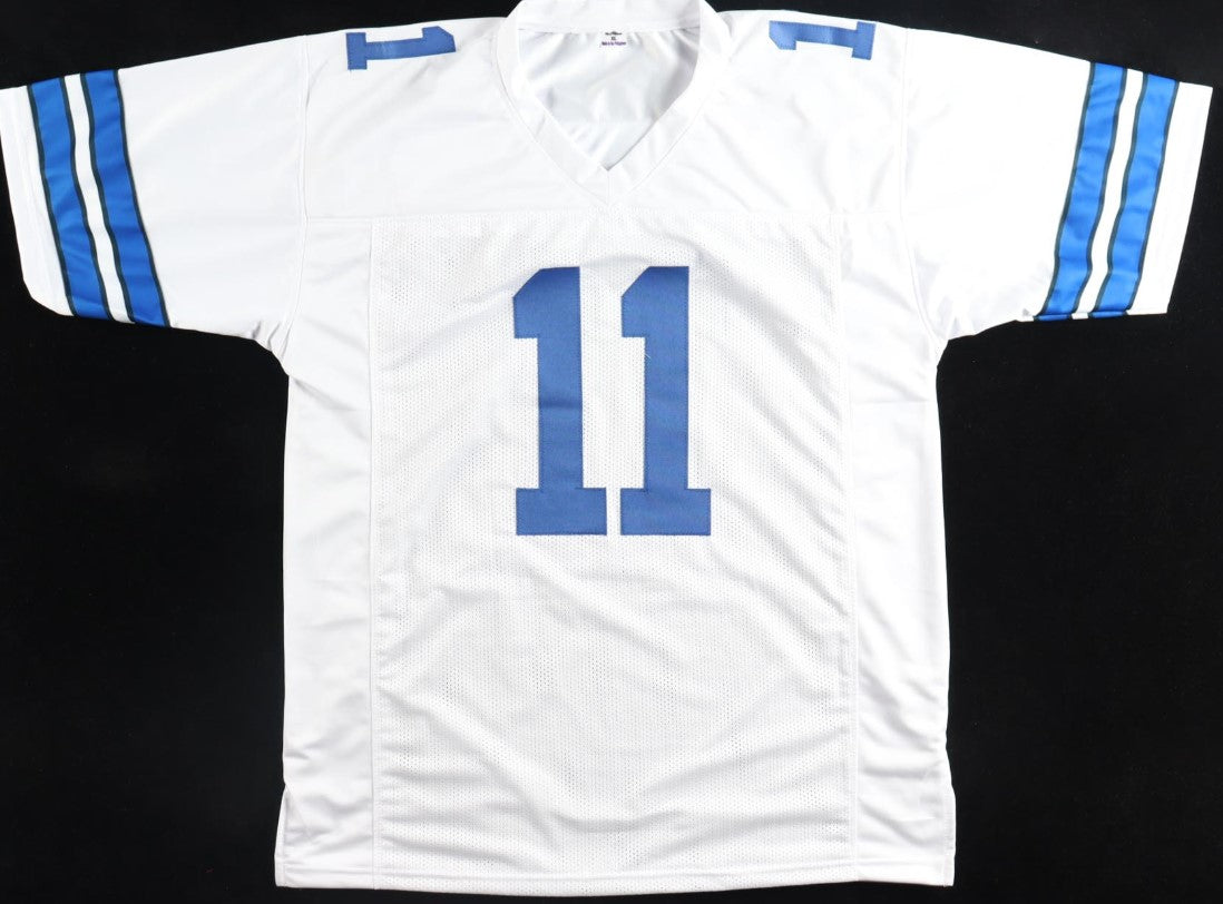 Danny White Autographed Hand Signed Custom Dallas Cowboys Jersey w/ Insc. - PSA COA