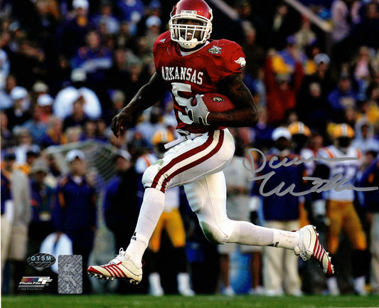 Darren McFadden Autographed Hand Signed 8x10 Arkansas Photo - GTSM Holo