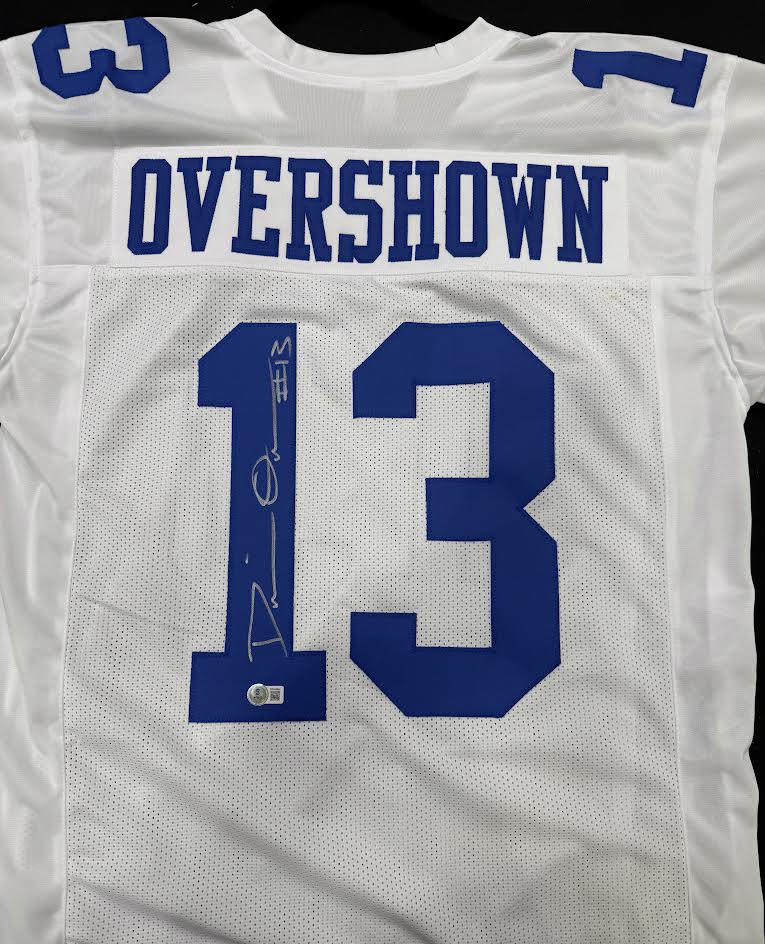 DeMarvion Overshown Autographed Hand Signed Custom Dallas Cowboys Jersey - Beckett COA