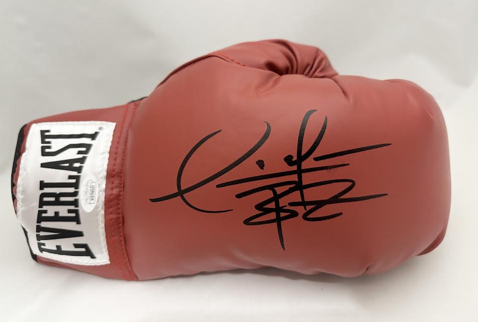 Deontay Wilder Autographed Hand Signed Boxing Glove - JSA COA