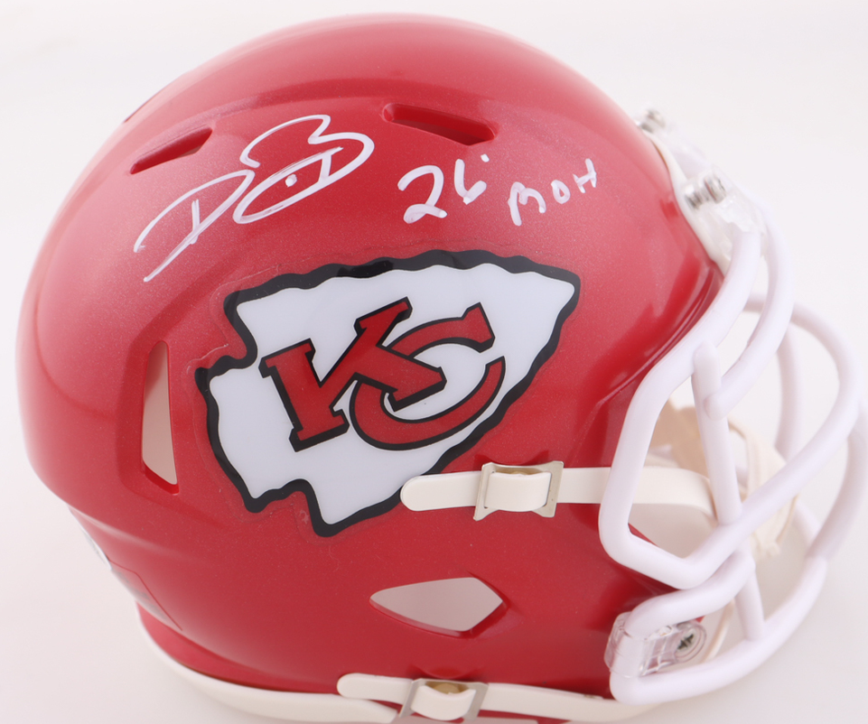Dwayne Bowe Autographed Hand Signed Kansas City Chiefs Mini Helmet - JSA COA