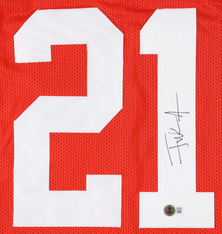 Frank Gore Autographed Hand Signed Custom San Francisco 49ers Jersey - Beckett COA