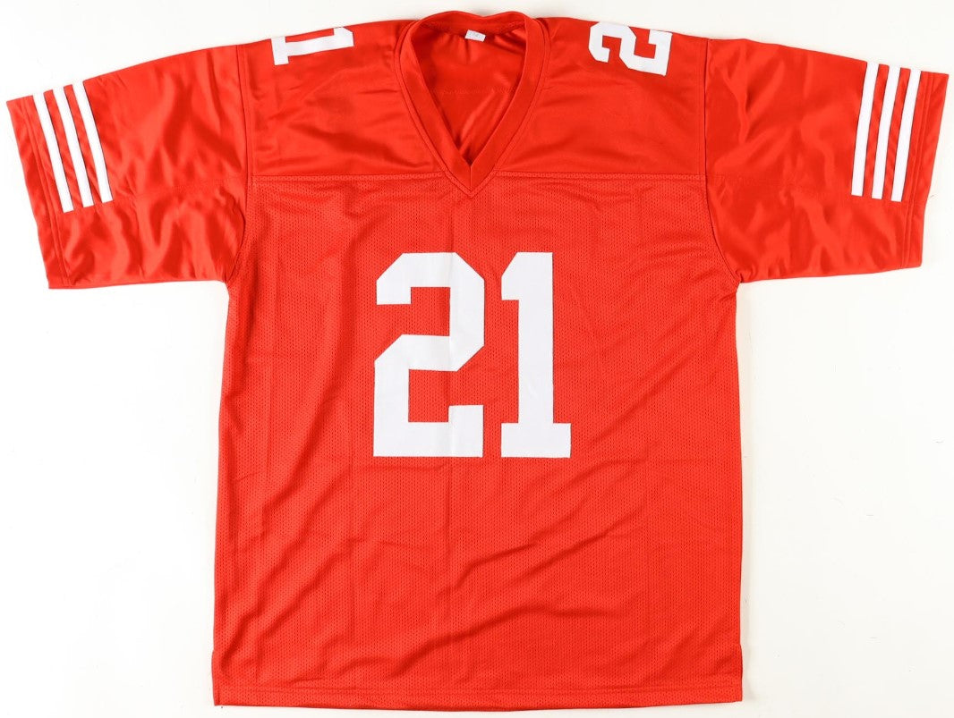 Frank Gore Autographed Hand Signed Custom San Francisco 49ers Jersey - Beckett COA