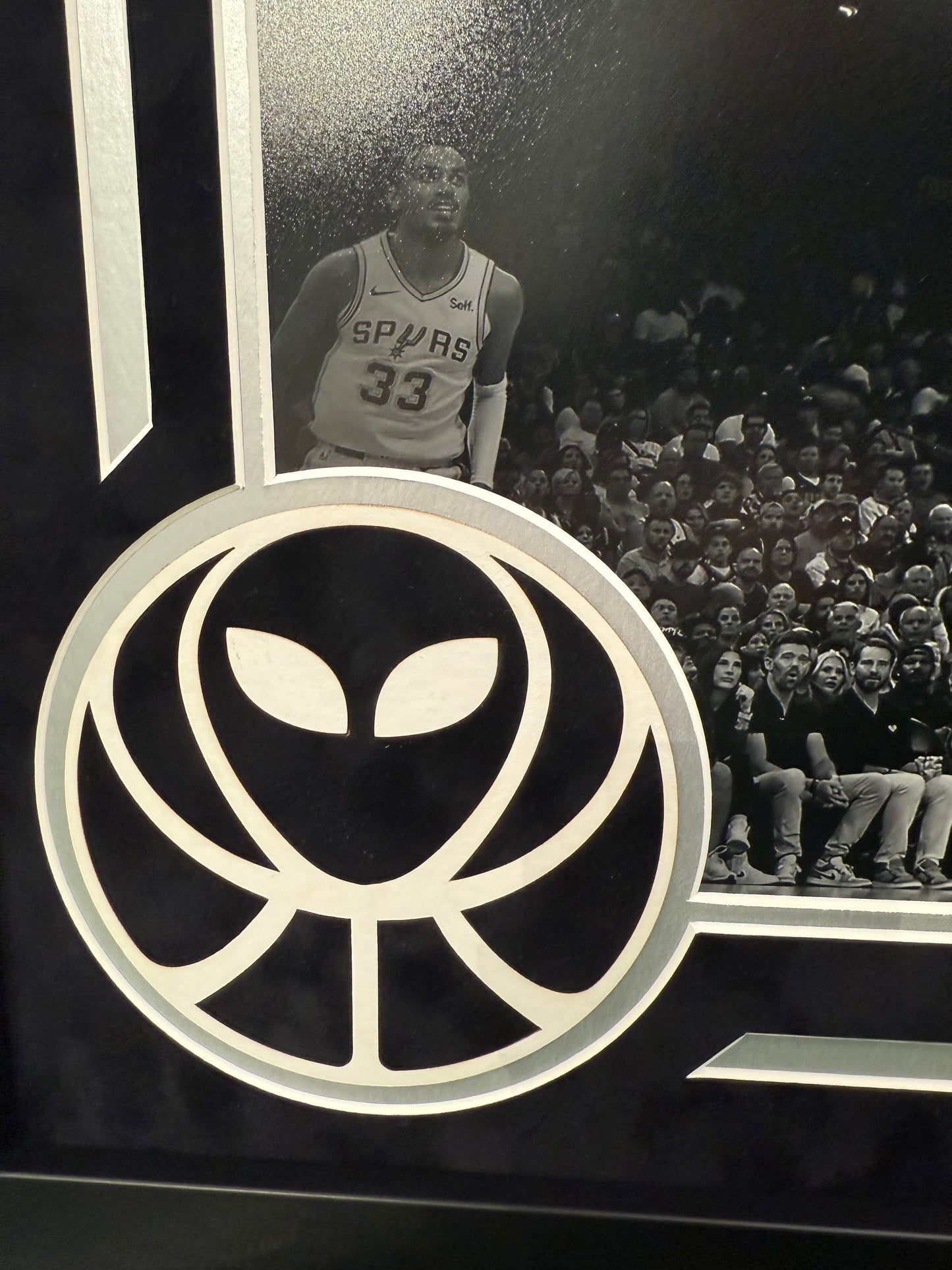 Victor Wembanyama Autographed Hand Signed Custom Framed 16x20 San Antonio Spurs Photo - Fanatics COA