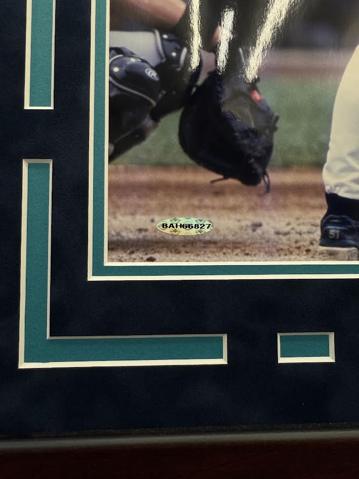 Ichiro Suzuki Autographed Hand Signed Custom Framed 16x20 Seattle Mariners Photo - UDA COA
