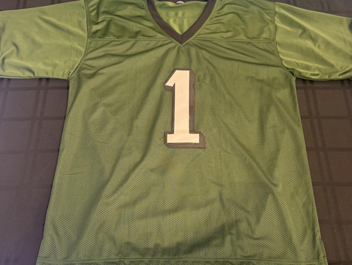 Jalen Hurts Autographed Hand Signed Custom Philadelphia Eagles Jersey - JSA COA