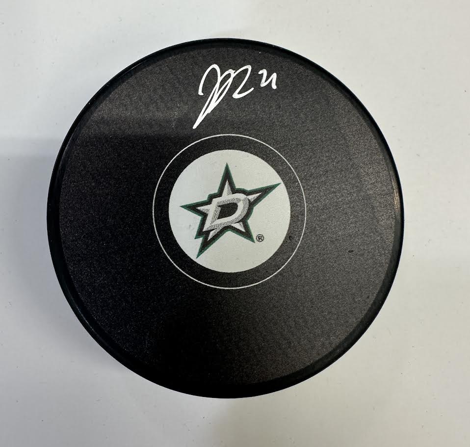 Jason Robertson Autographed Hand Signed Dallas Stars Puck - Fanatics COA
