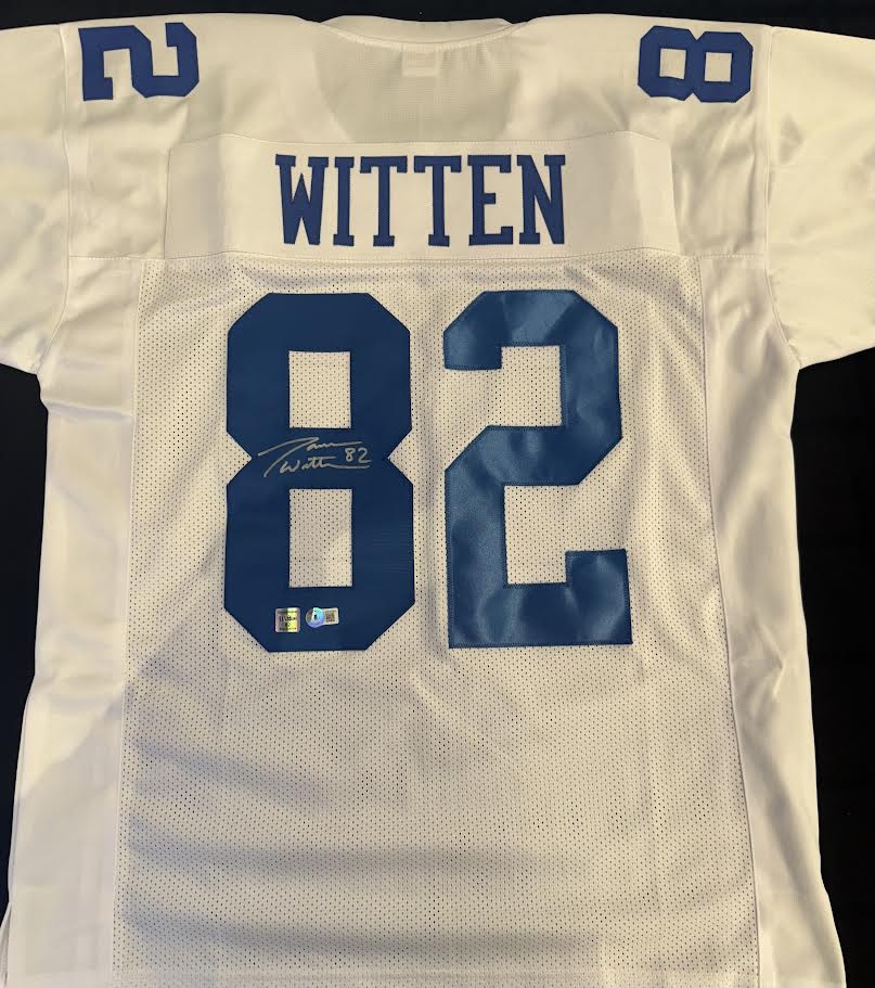 Jason Witten Autographed Hand Signed Custom Dallas Cowboys Jersey - Beckett COA