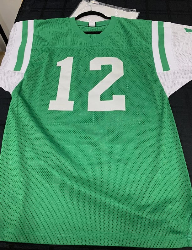 Joe Namath Autographed Hand Signed Custom New York Jets Jersey - JSA COA