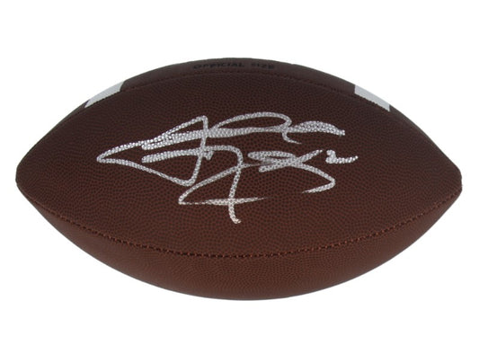 Johnny Manziel Autographed Hand Signed Football - Schwartz COA