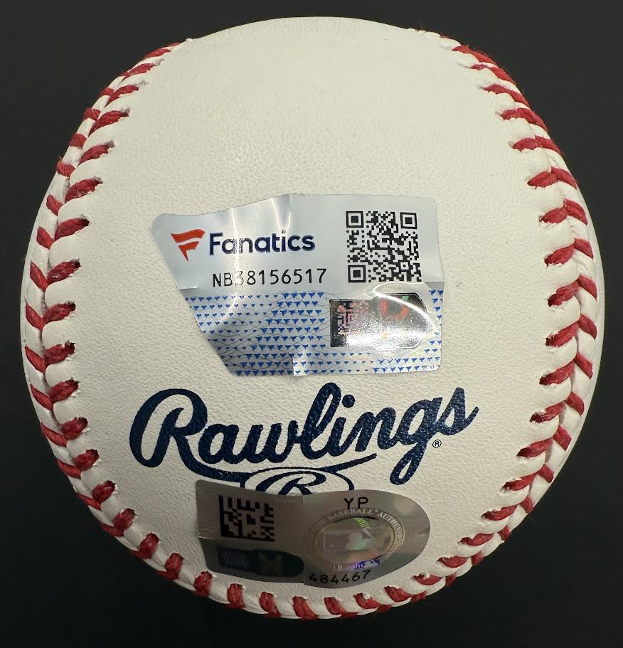 Jose Leclerc Autographed Hand Signed World Series Baseball - Fanatics COA