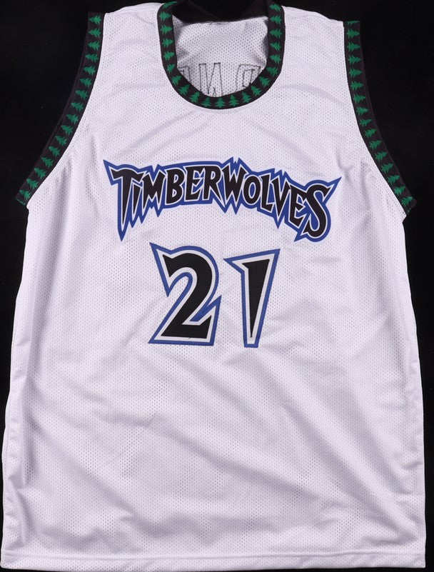Kevin Garnett Autographed Hand Signed Custom Minnesota Timberwolves Jersey - JSA COA