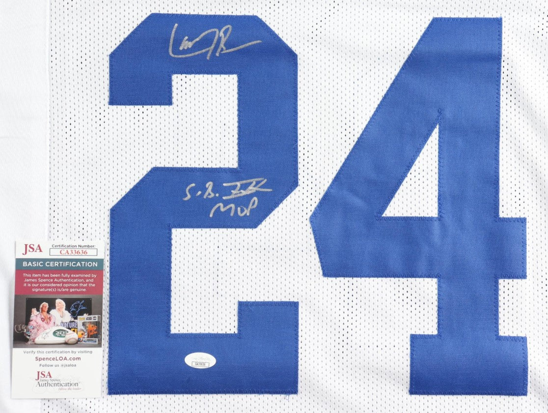 Larry Brown Autographed Hand Signed Custom Dallas Cowboys Jersey - JSA COA
