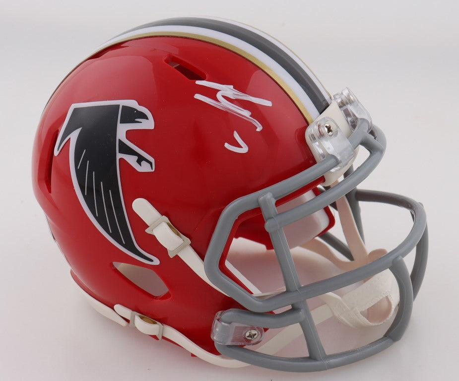 Michael Vick Autographed Hand Signed Atlanta Falcons Mini Helmet - Beckett COA