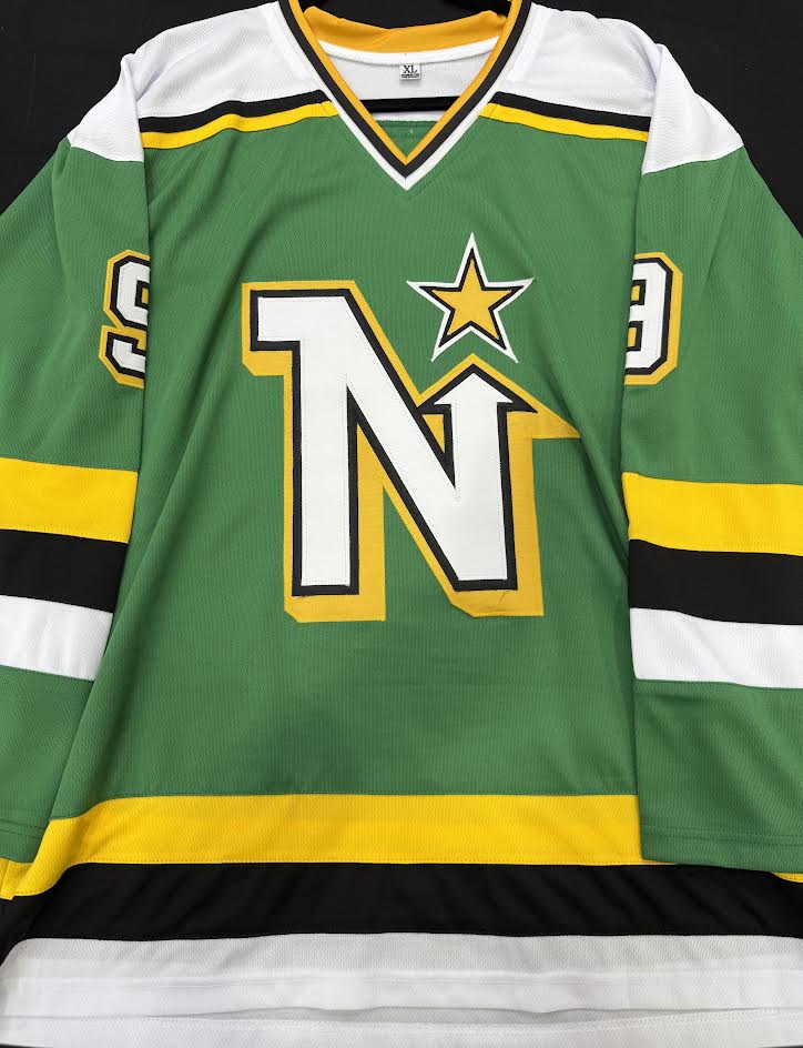 Mike Modano Autographed Hand Signed Custom Minnesota North Stars Jersey - JSA COA