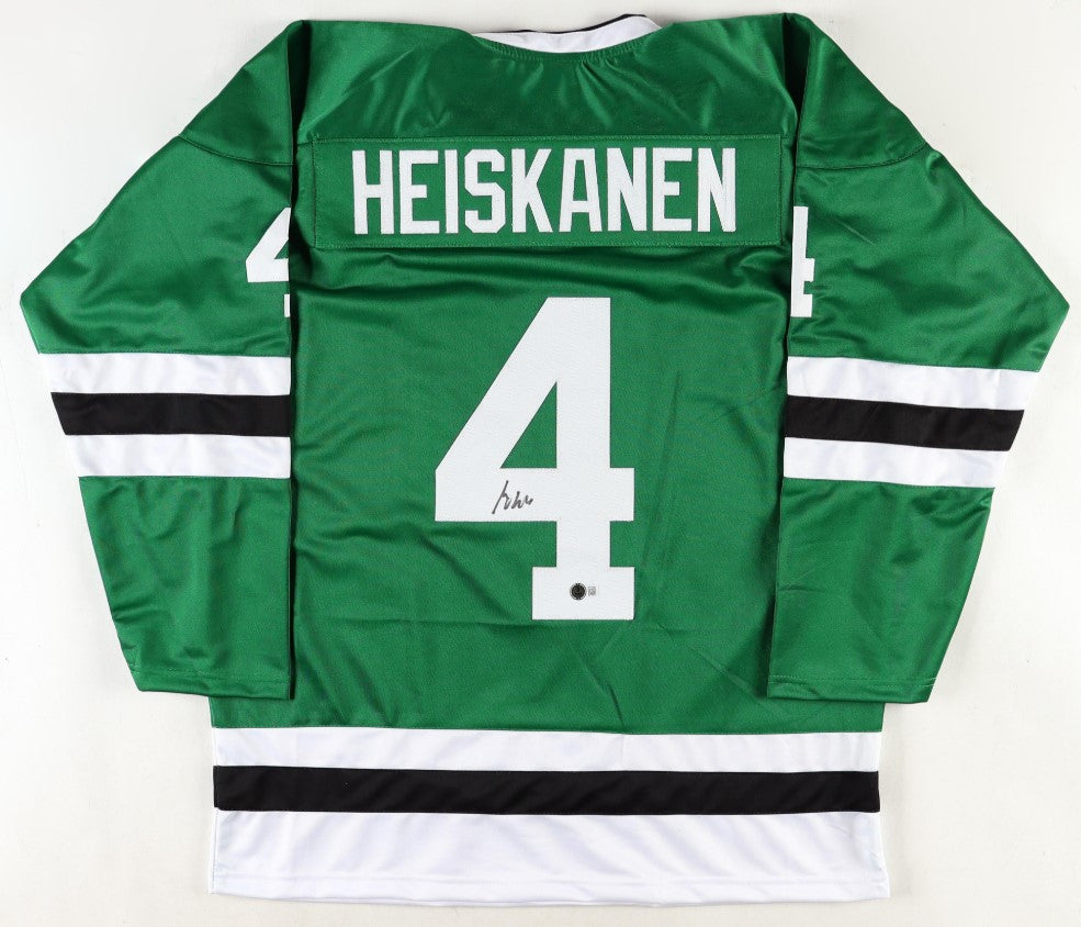 Miro Heiskanen Autographed Hand Signed Custom Dallas Stars Jersey - Beckett COA
