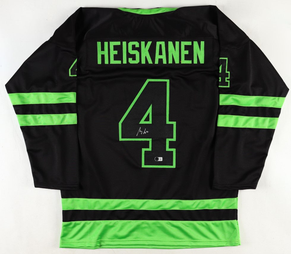 Miro Heiskanen Autographed Hand Signed Custom Dallas Stars Jersey - Beckett COA