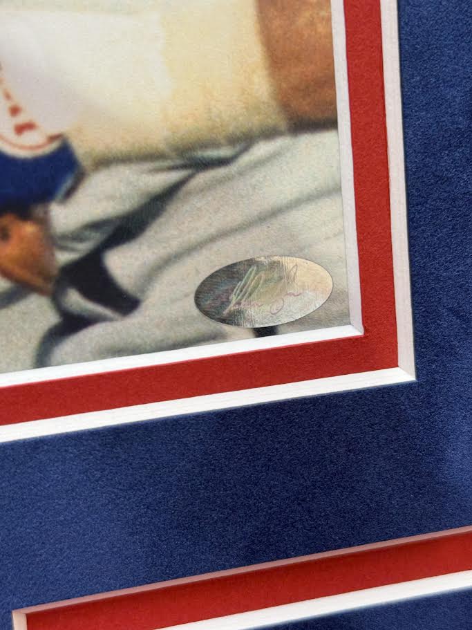 Nolan Ryan Autographed Hand Signed Custom Framed 8x10 Texas Rangers Photo - Ryan Holo