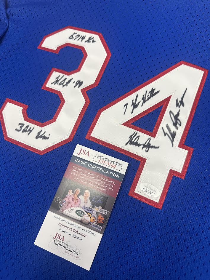 Nolan Ryan Autographed Hand Signed Custom Framed Texas Rangers Jersey - Nolan Hologram