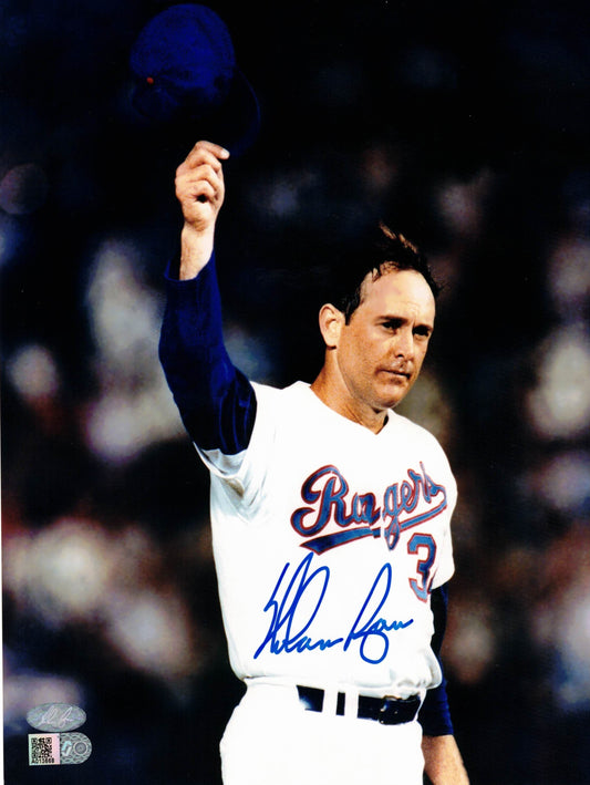 Nolan Ryan Autographed Hand Signed 8x10 Texas Rangers Photo - AIV / Nolan COA