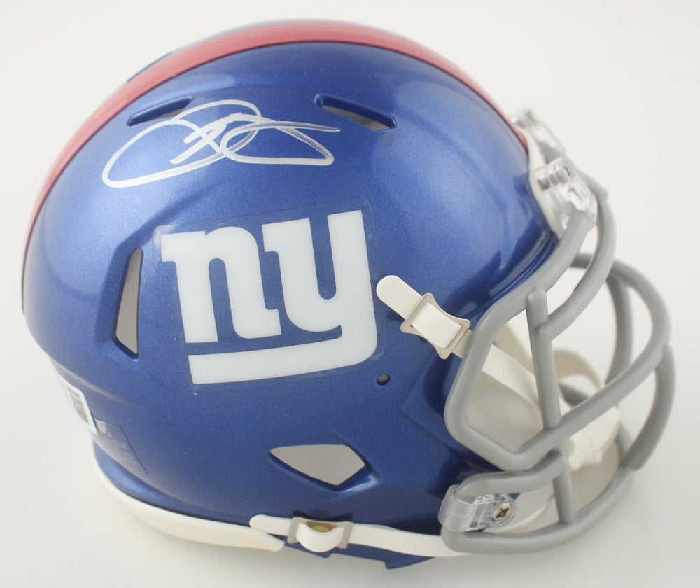Odell Beckham Jr. Autographed Hand Signed New York Giants Mini Helmet - Beckett COA