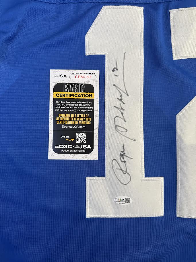 Roger Staubach Autographed Hand Signed Mitchell & Ness Throwback Dallas Cowboys Jersey - JSA COA