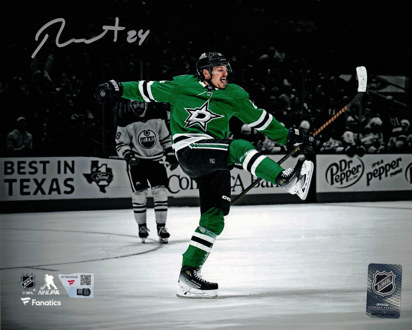 Roope Hintz Autographed Hand Signed 8x10 Dallas Stars Photo - Fanatics COA