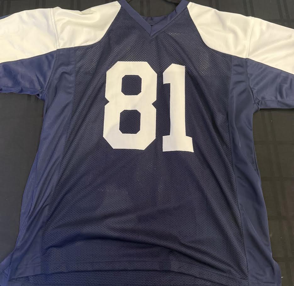 Terrell Owens Autographed Hand Signed Custom Dallas Cowboys Jersey - JSA COA