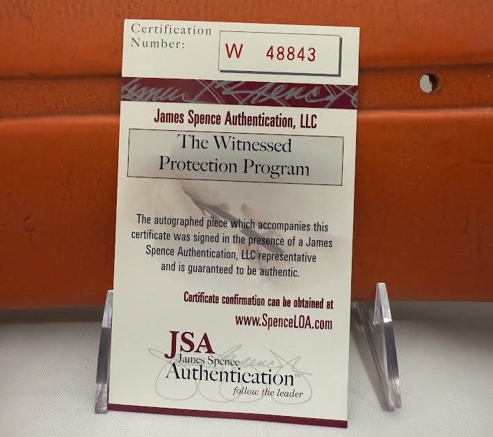 Terry Bradshaw Autographed Hand Signed Three Rivers Stadium Seatback - JSA COA