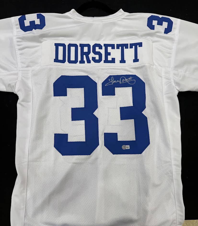 Tony Dorsett Autographed Hand Signed Custom Dallas Cowboys Jersey - Beckett COA