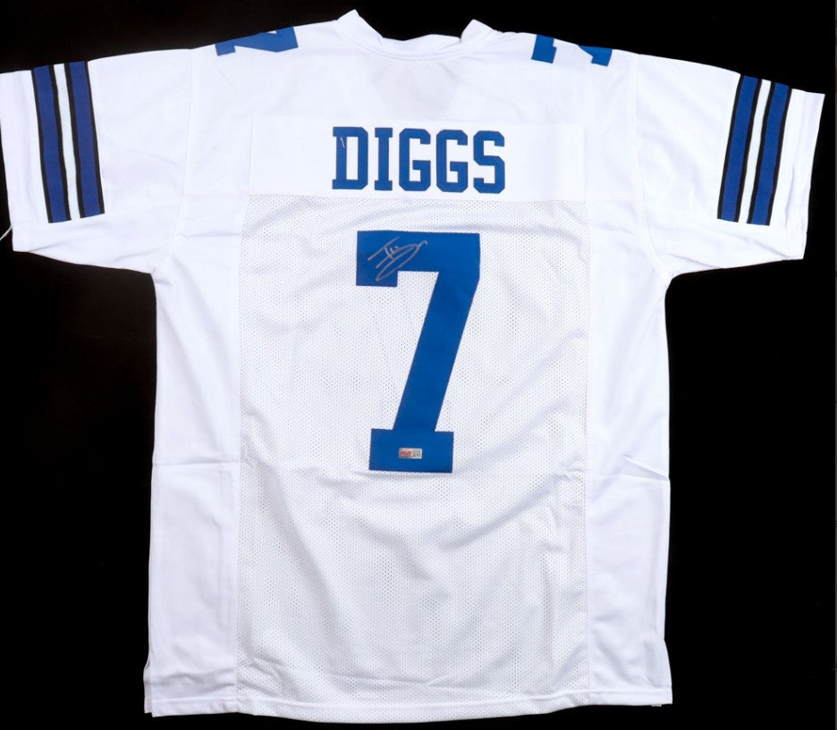 Trevon Diggs Autographed Hand Signed Custom Dallas Cowboys Jersey - PIA COA