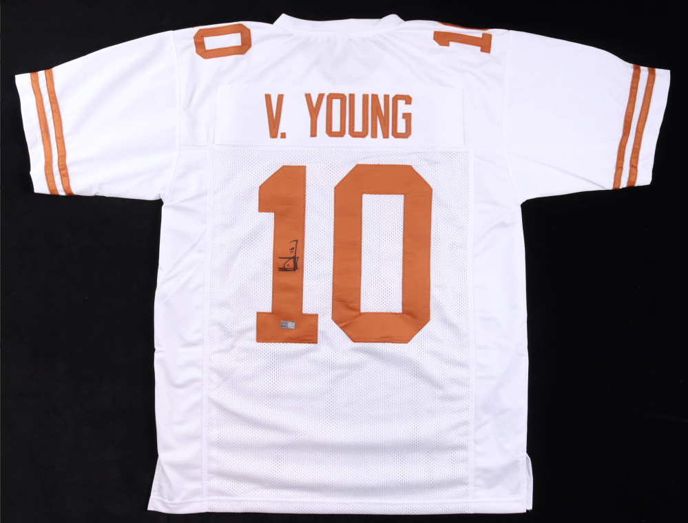 Vince Young Autographed Hand Signed Custom Texas Longhorns Jersey - Tristar COA