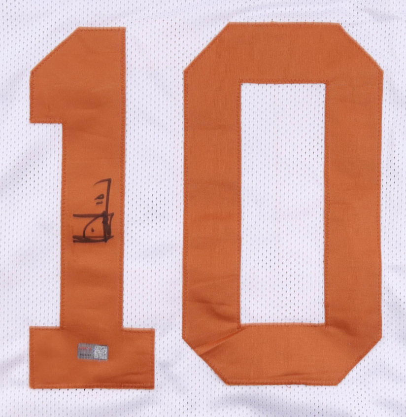 Vince Young Autographed Hand Signed Custom Texas Longhorns Jersey - Tristar COA