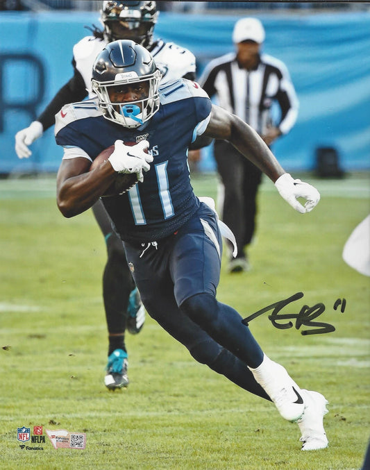 AJ Brown Autographed Hand Signed 8x10 Vertical Titans Photo - Fanatics COA