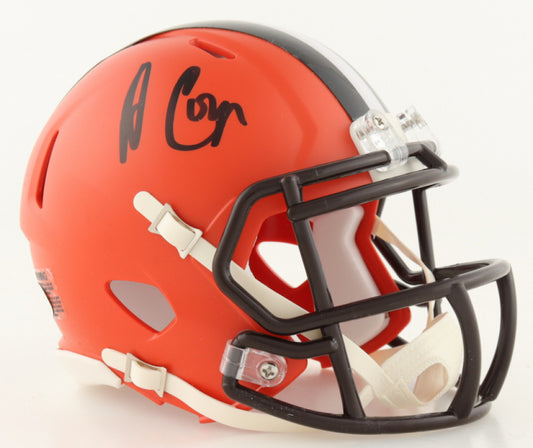 Amari Cooper Autographed Hand Signed Cleveland Browns Mini Helmet - JSA COA