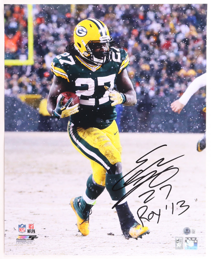 Eddie Lacy Autographed Hand Signed 16x20 Green Bay Packers Photo - Beckett COA