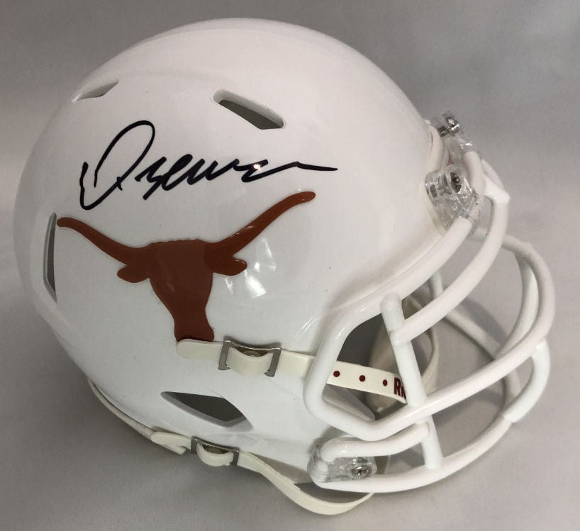 Quinn Ewers Autographed Hand Signed Texas Longhorns Mini Helmet - Beckett COA
