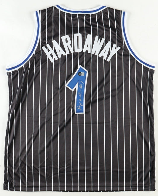 Penny Hardaway Autographed Hand Signed Custom Orlando Magic Jersey - Beckett COA